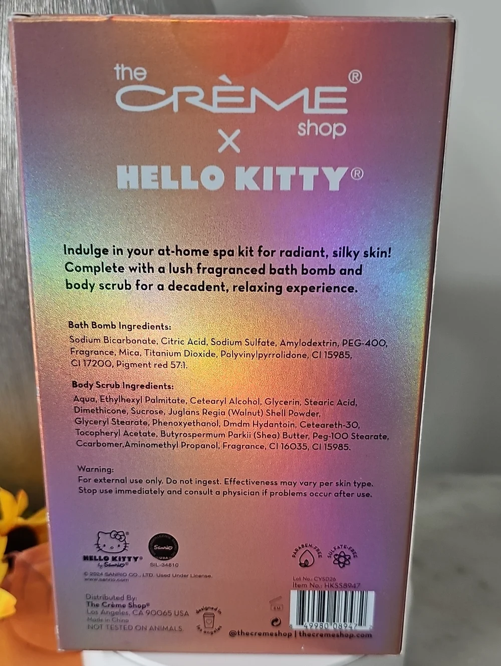 The Crème Shop X Hello Kitty Spa Set